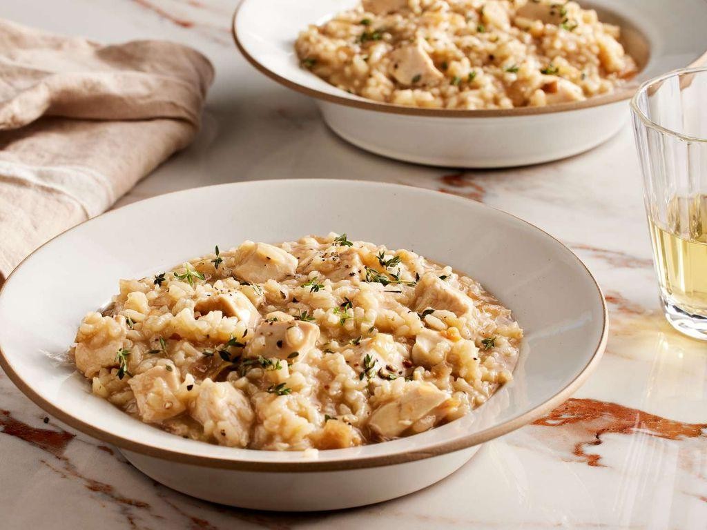 Caramelized Onion Chicken Risotto