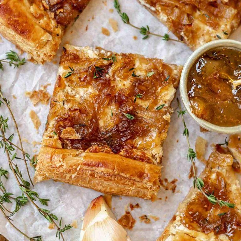 Caramelized Sweet Onion and Goat Cheese Tart