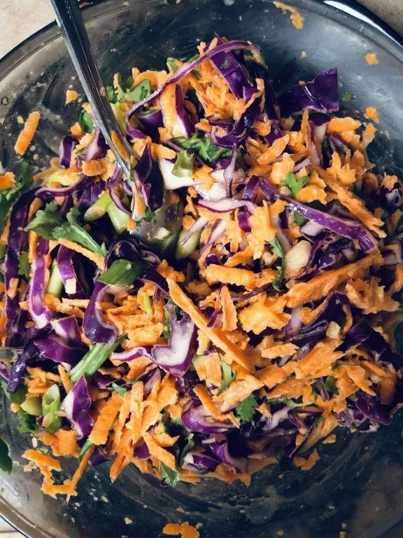 Caribbean Cabbage and Sweet Potato Mash