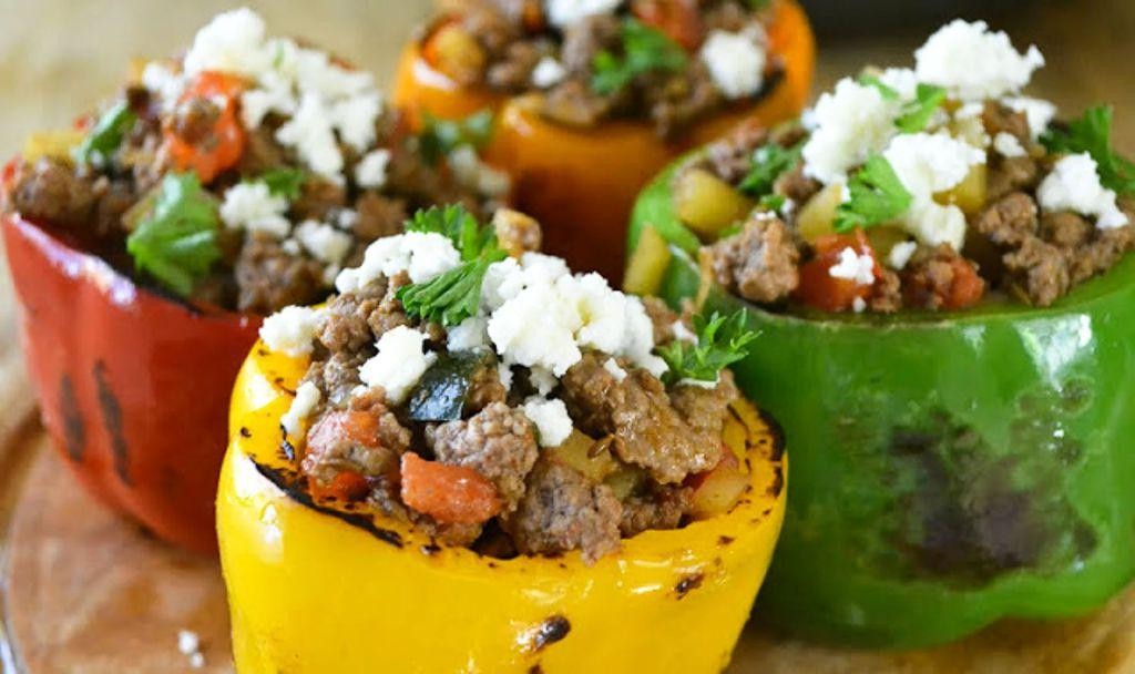 Carne Molida Stuffed Bell Peppers