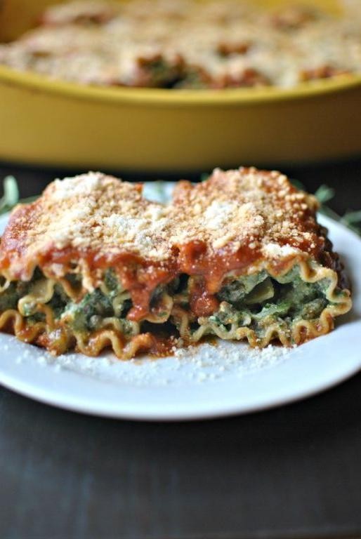 Carne Molida and Spinach Lasagna Rolls