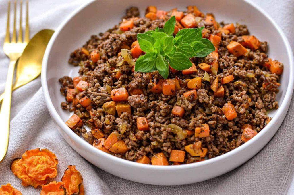 Carne Molida and Sweet Potato Hash