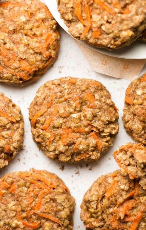Carrot Cake Low Fat Cookies