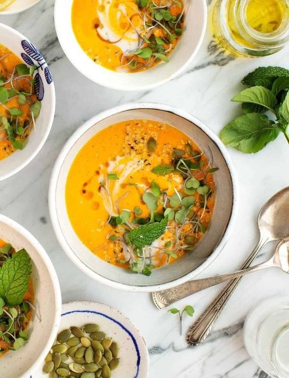 Carrot and Coconut Soup