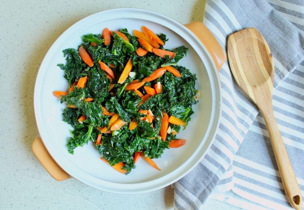 Carrot and Kale Stir-Fry