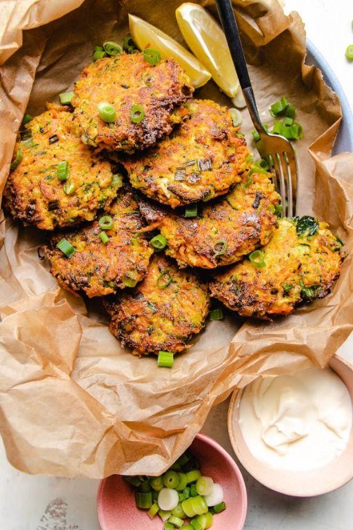 Carrot and Zucchini Fritters