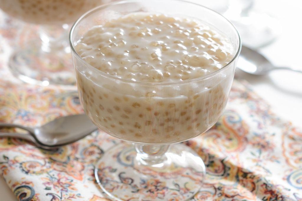 Cassava Pudding with Coconut Cream