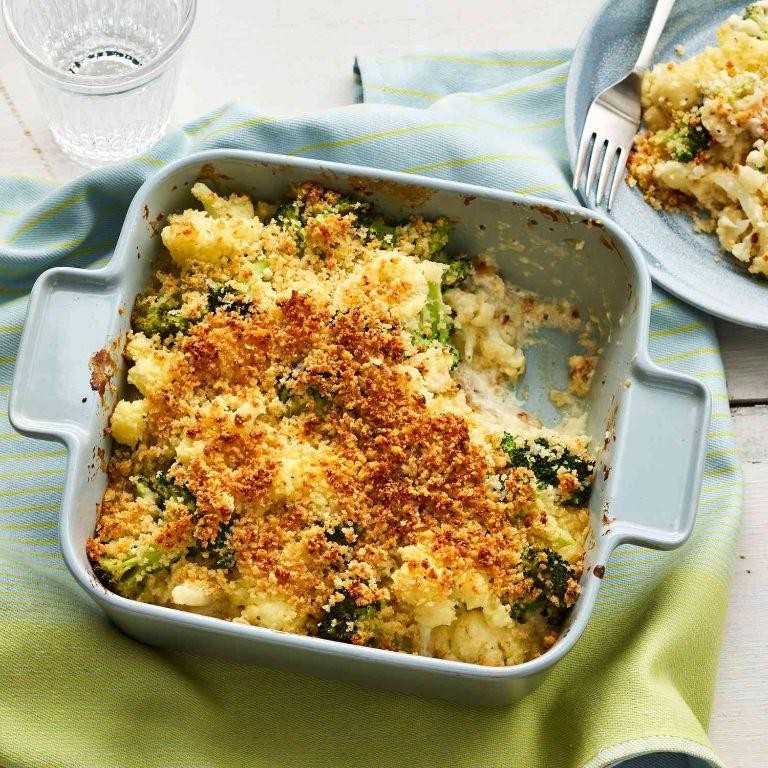 Cauliflower and Broccoli Casserole