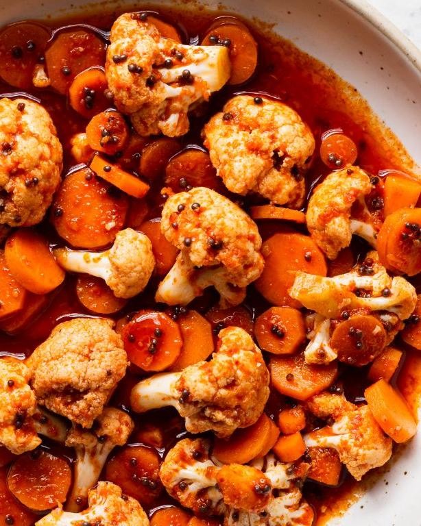 Cauliflower and Carrot Achaar