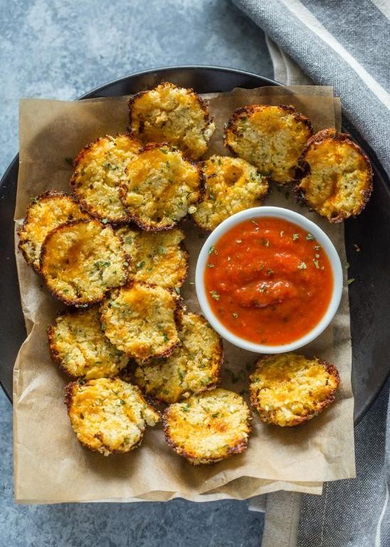 Cauliflower and cheese bites