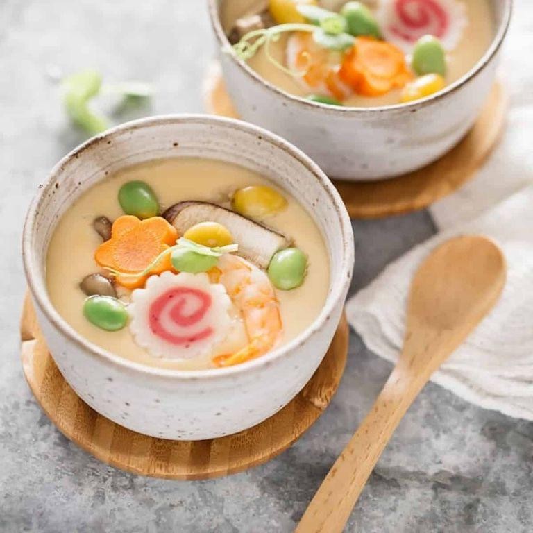 Chawanmushi Bento with Savory Egg Custard