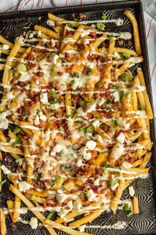 Cheesy Bacon Ranch Loaded Fries
