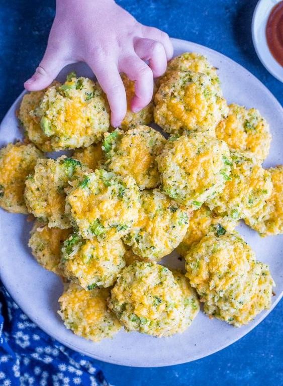 Cheesy Broccoli Rice Balls