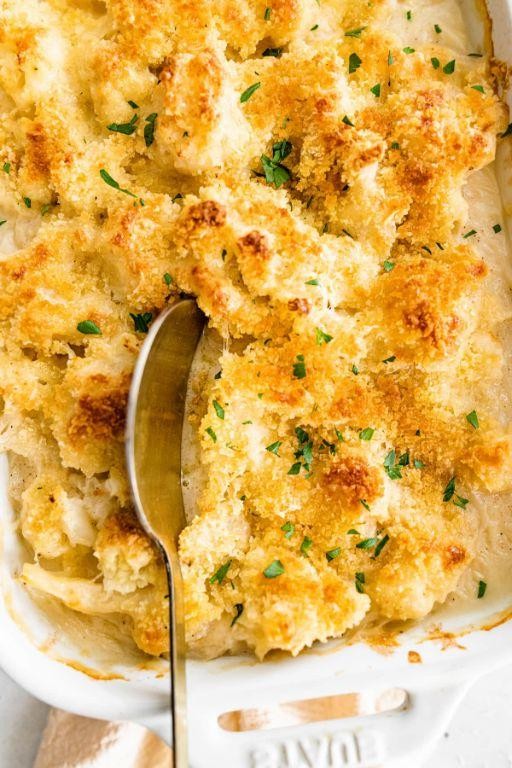 Cheesy Cauliflower Gratin