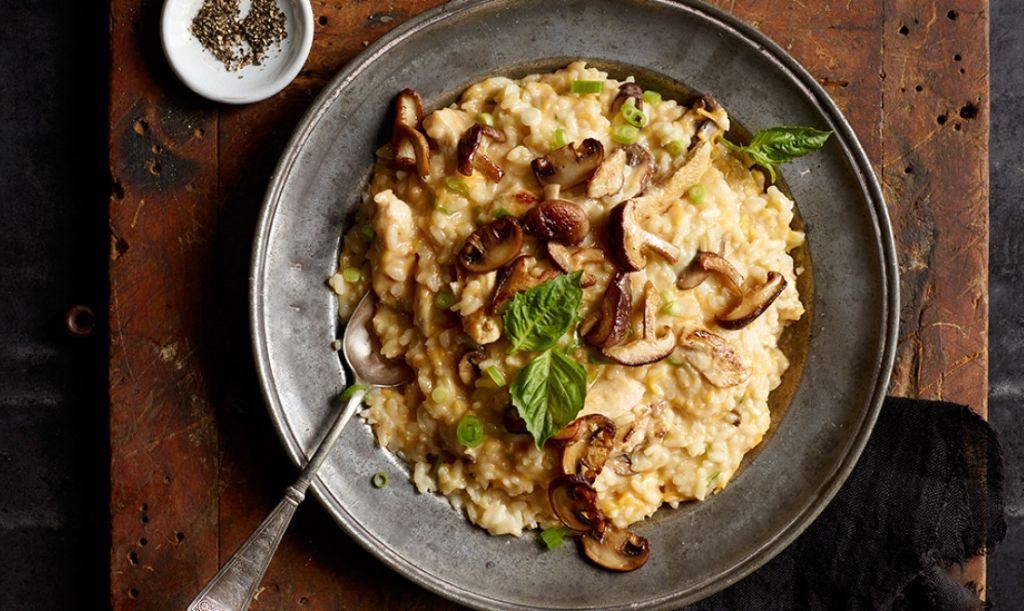 Cheesy Chicken Risotto
