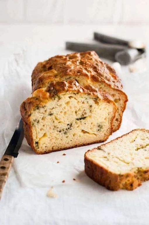 Cheesy Garlic Herb Quick Bread