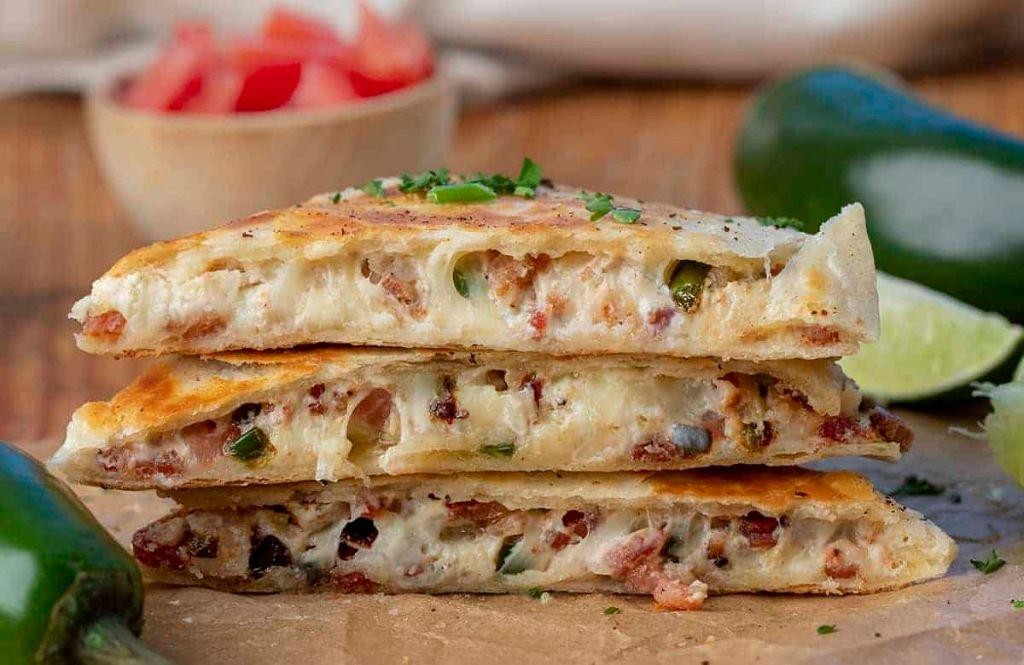 Cheesy Quesadillas with Jalapeños