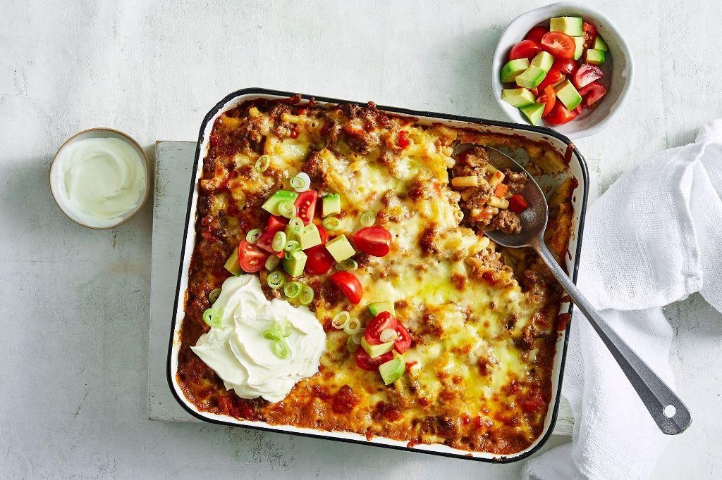 Cheesy Taco Pasta Bake