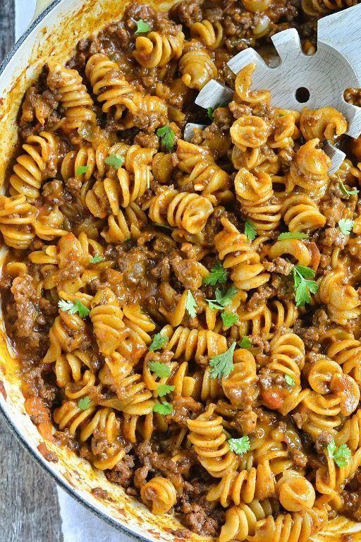Cheesy Taco Pasta
