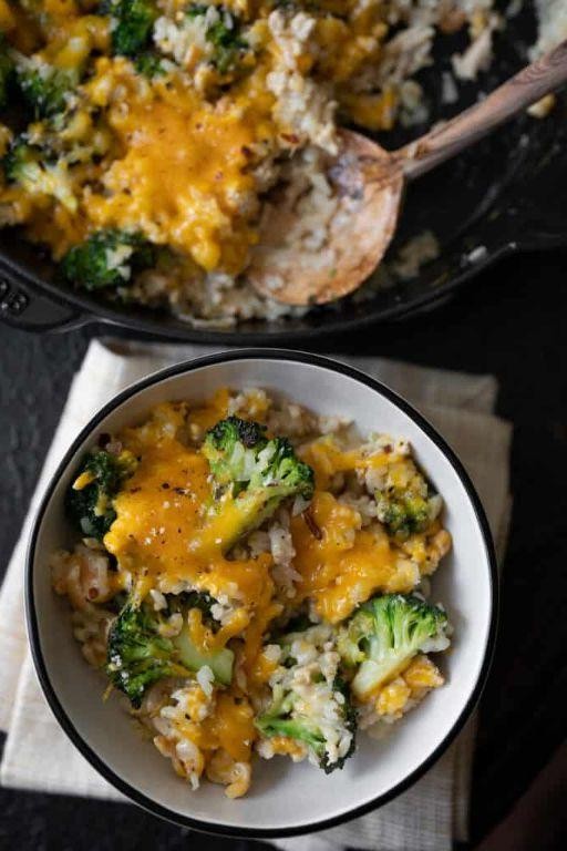 Cheesy ground chicken and rice casserole