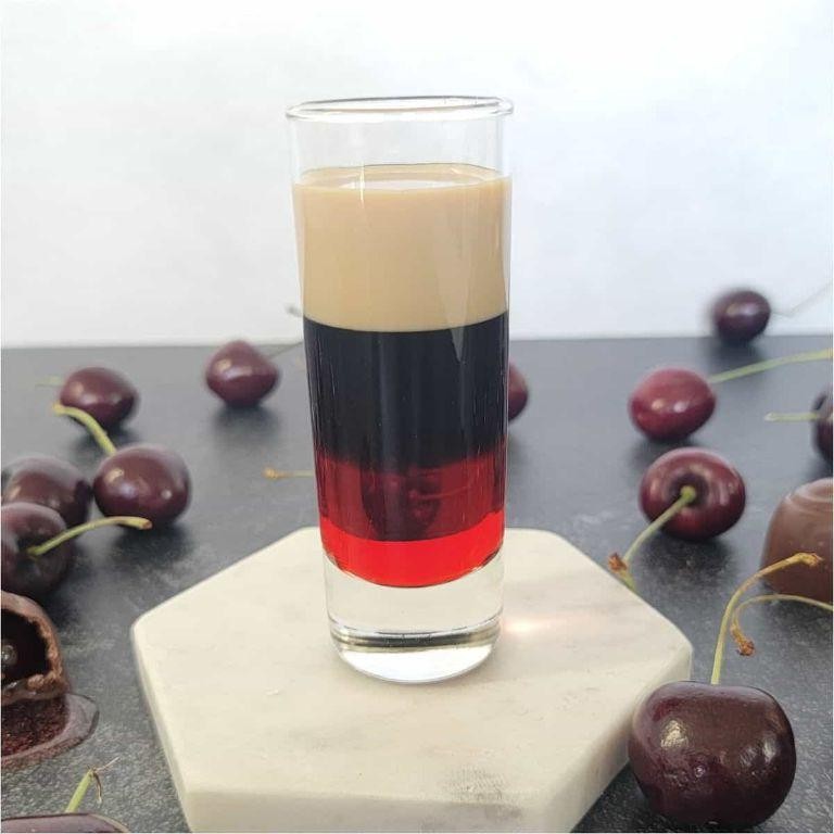 Cherry Chocolate Cordial Shots