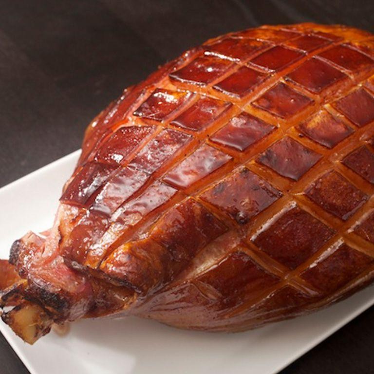 Cherry Cola Glazed Ham with Cinnamon