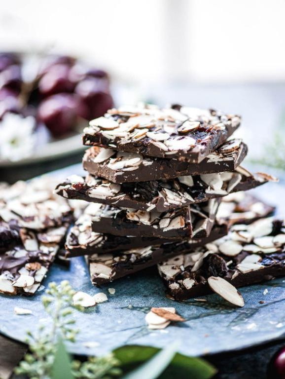 Cherry Dark Chocolate Bark
