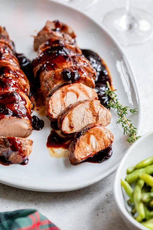 Cherry Glazed Pork Tenderloin