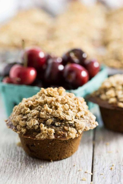 Cherry Oatmeal Muffins