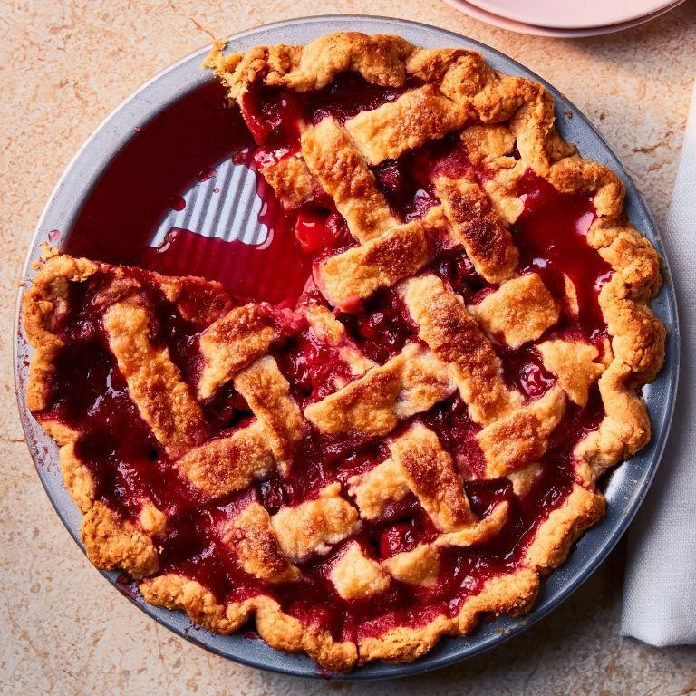 Cherry Pie with Lattice Crust