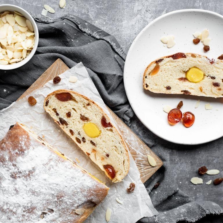 Cherry and Almond Stollen