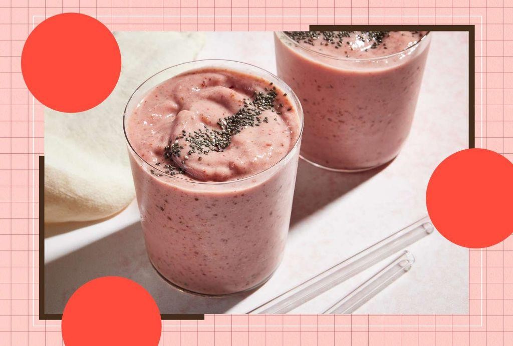 Chia Seed Almond Milk Anti Inflammatory Smoothie