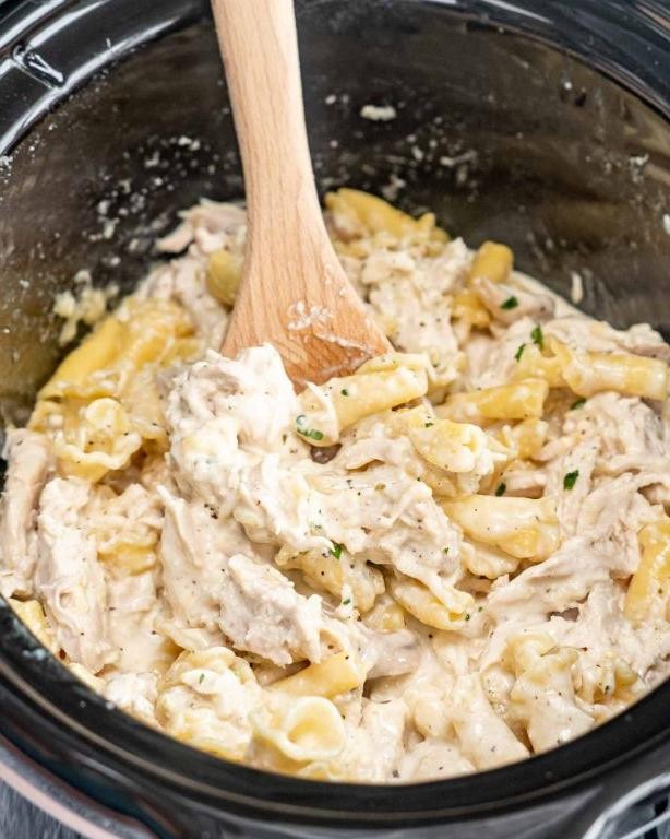 Chicken Alfredo and Potato Crockpot Dream
