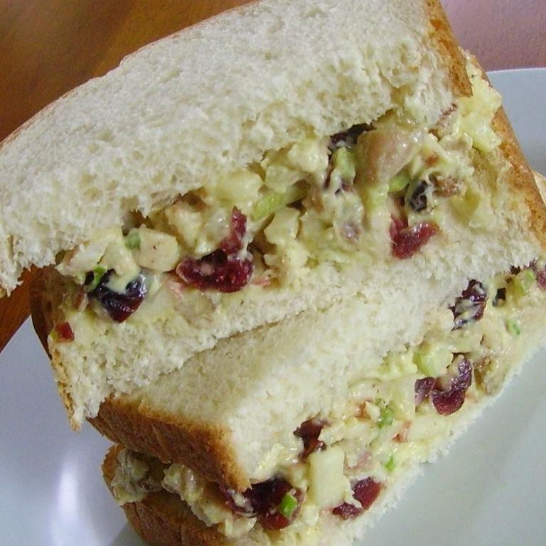 Chicken Curry Tea Sandwiches