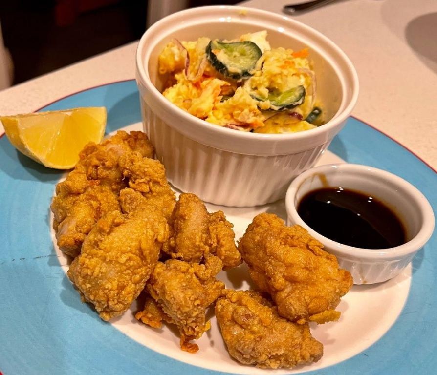 Chicken Karaage Bento with Potato Salad