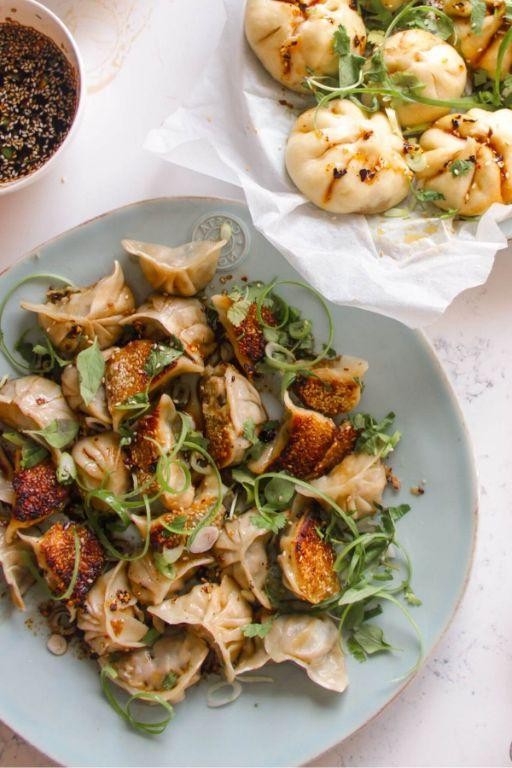 Chicken and Mushroom Pot Stickers
