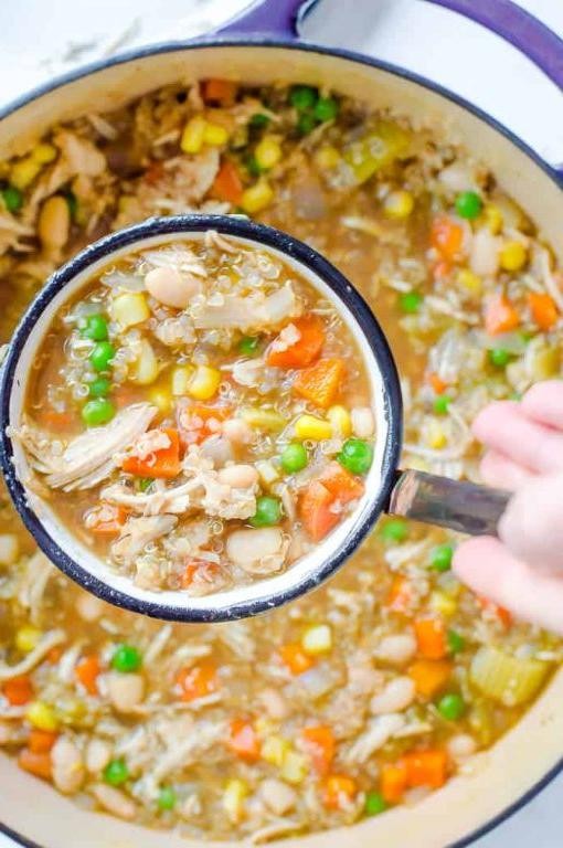 Chicken and Vegetable Quinoa Soup