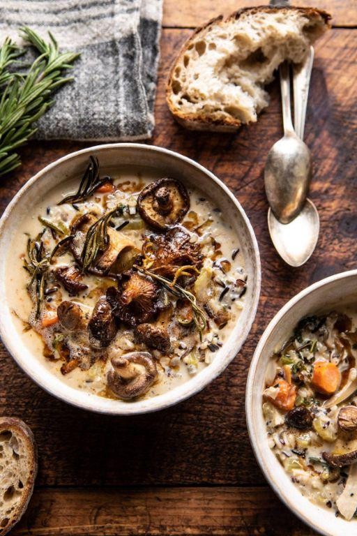 Chicken and Wild Mushroom Soup
