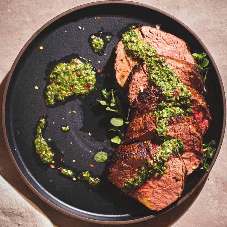 Chimichurri Beef Tenderloin Steak