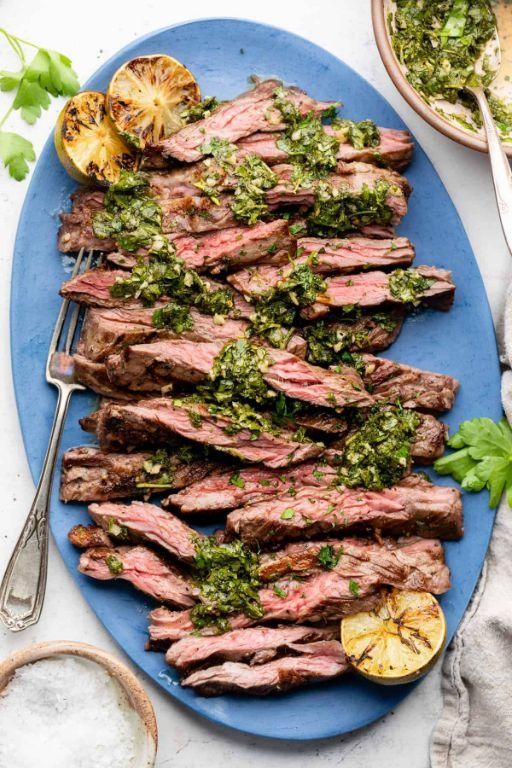 Chimichurri Grilled Flank Steak