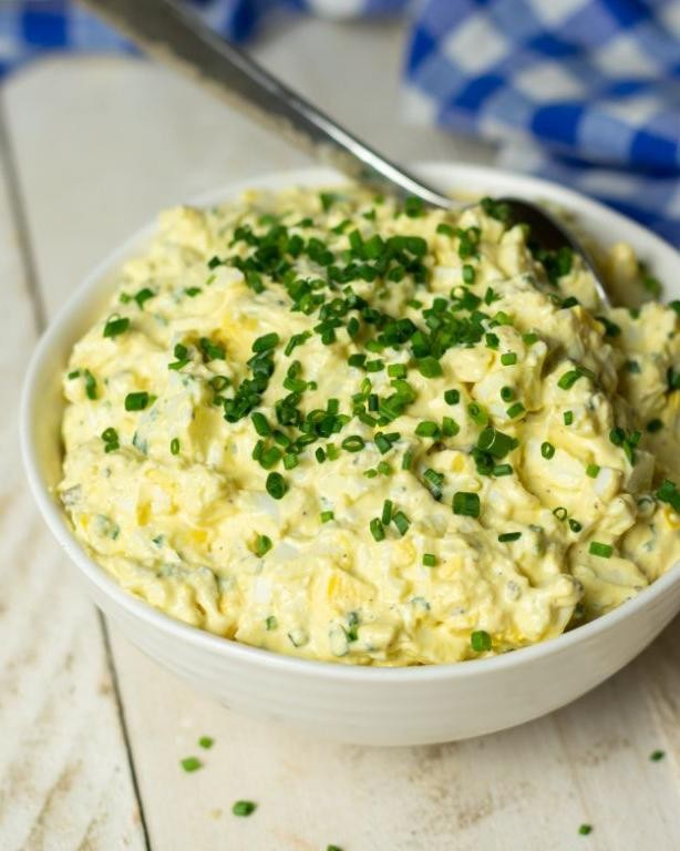 Chive and Onion Egg Salad