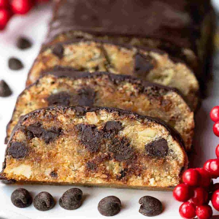 Chocolate Chip Christmas Stollen