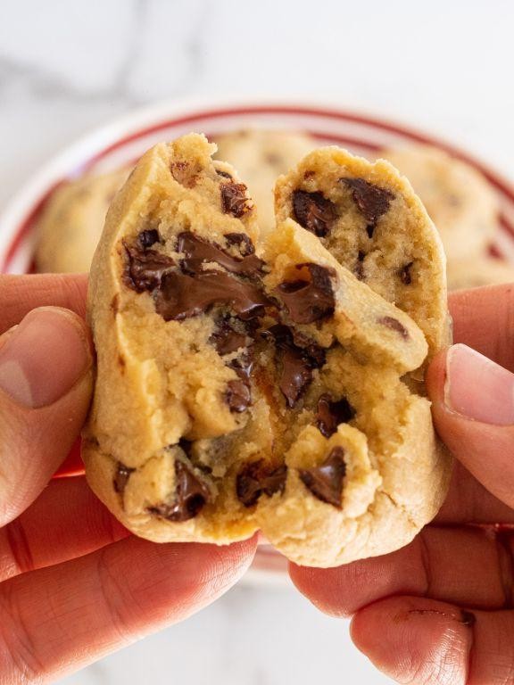 Chocolate Chip Cookie Dough Stuffed Cookies