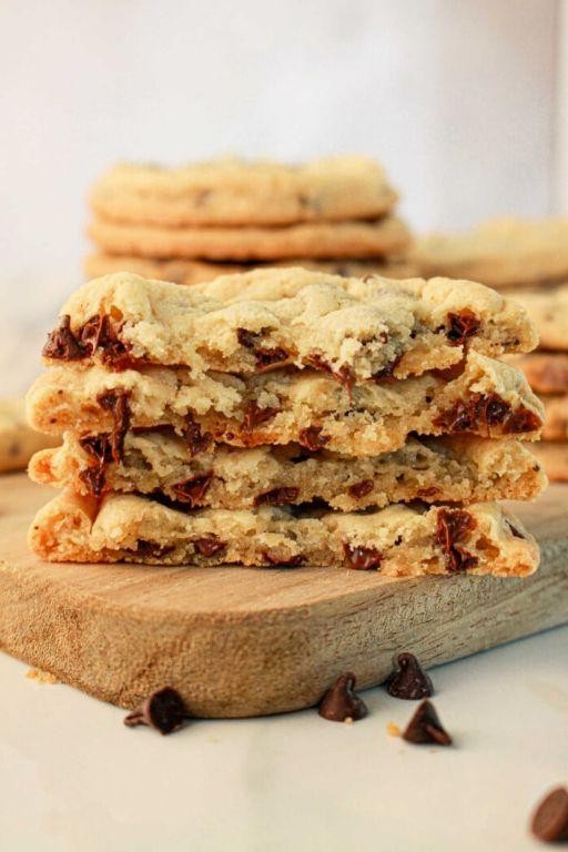 Chocolate Chip Krusteaz Pancake Stack