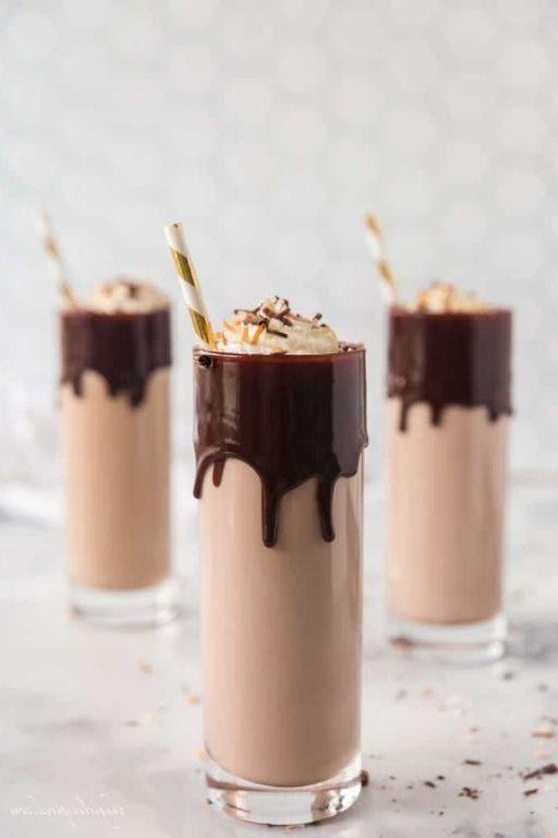Chocolate Coconut Rum Shots