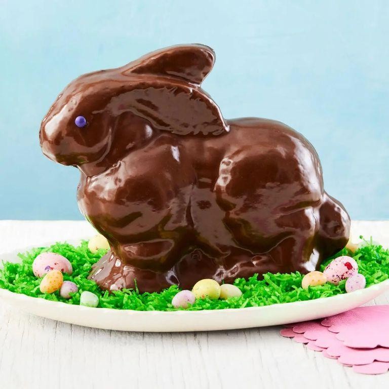 Chocolate Easter Bunny Cake
