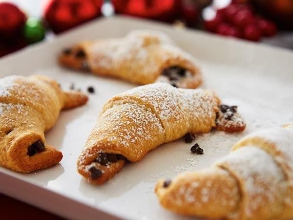 Chocolate Hazelnut Crescent Rollups