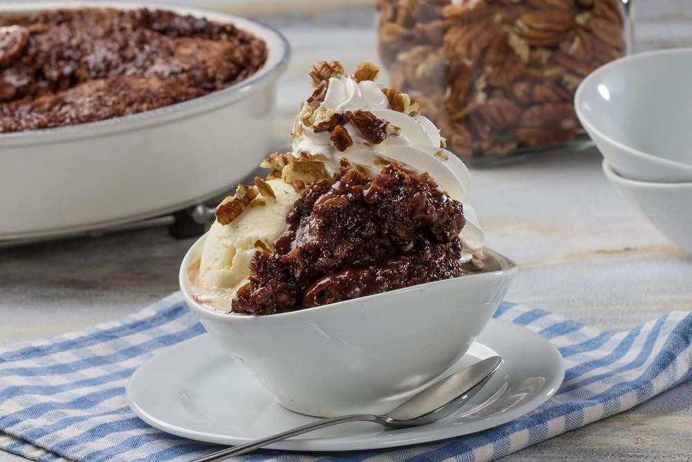 Chocolate Pecan Cobbler
