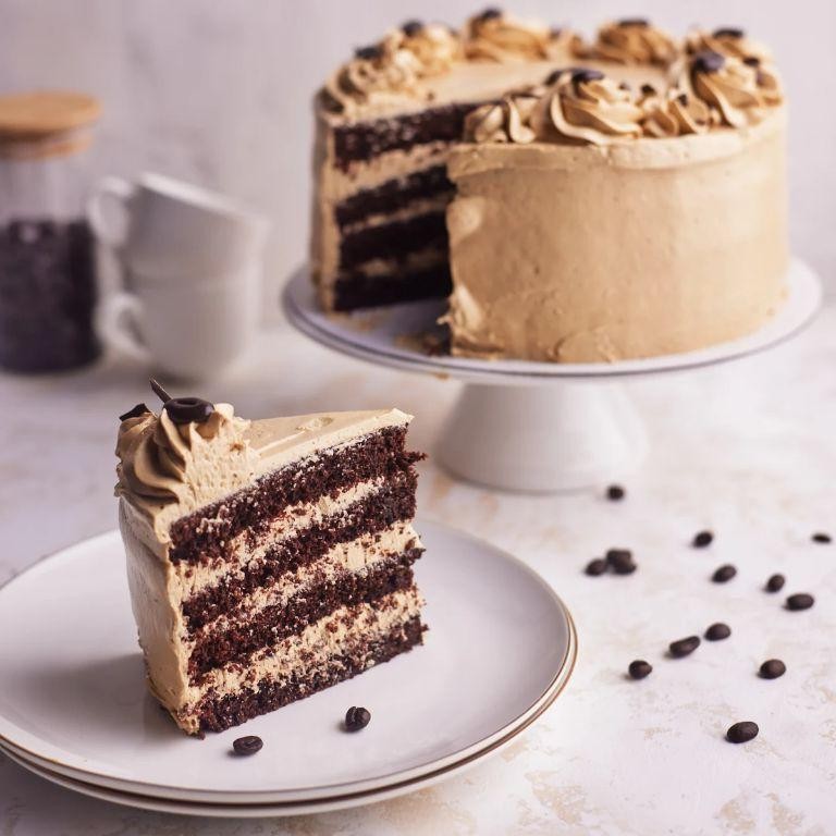 Chocolate Spice Cake with Espresso Buttercream