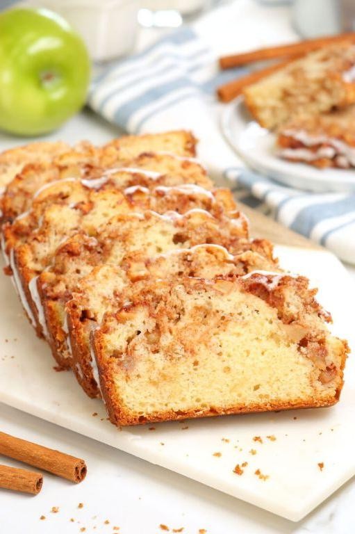 Cinnamon Swirl Apple Loaf Cake